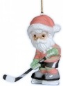 Precious Moments 121055 Santa Hockey Ornament