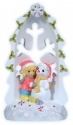 Precious Moments 121412 LED Girl with Snowman Figurine