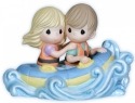 Precious Moments 122011 Couple Rafting Figurine