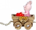 Precious Moments 122408 Disney Pooh Age 2 Piglet In Wagon Figurine