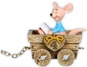 Precious Moments 122410 Disney Pooh Age 4 Roo In Wagon Figurine