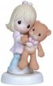 Precious Moments 123001 Girl Holding Teddy Bear Figurine