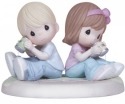 Precious Moments 123008 Couple on String Telephone Figurine