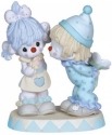 Precious Moments 123011 Boy Clown Kissing Girl Clown Figurine