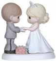 Precious Moments 123017 Wedding Couple Holding Hands Figurine