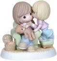 Precious Moments 124001 Girl Kissing Mom Figurine