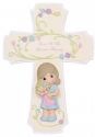 Precious Moments 124101 Girl with Flowers Cross