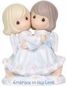 Precious Moments 124405 Two Angels Hugging Figurine