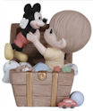 Precious Moments 129017 Disney Boy In Toy Chest Holding Mickey Doll Figurine