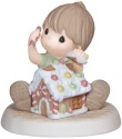 Precious Moments 131018 Boy with Gingerbread House Figurine