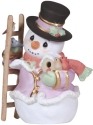 Precious Moments 131024 Annual Snowman with Birds Figurine