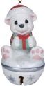 Precious Moments 131052 Polar Bear Jingle Bell Ornament