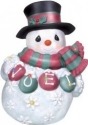 Precious Moments 131418C Snowman LED Plaque