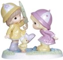 Precious Moments 132008 Two Girls In Puddle Figurine