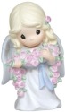 Precious Moments 132012 Angel with Rose Garland Figurine