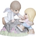 Precious Moments 132022 Angel Helping Girl Climb Figurine