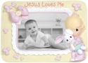 Precious Moments 132400 Girl with Bunny Photo Frame