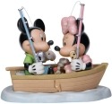 Precious Moments 132701 Disney Mickey and Minnie In Boat Figurine