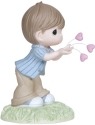 Precious Moments 133003 Boy Blowing Kisses Figurine