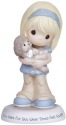 Precious Moments 133035 Girl Holding Puppy with Broken Paw Figurine