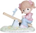 Precious Moments 133036 Girl on See Saw Figurine