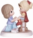 Precious Moments 134005 Girl with Mom Figurine