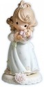 Precious Moments 136263B Brunette Girl with Flowers Age 16 Figurine