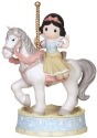 Precious Moments 141028 Disney Snow White on Carousel Horse Figurine
