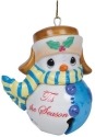 Precious Moments 141046 Snowman Tis The Season Jingle Bell Ornament