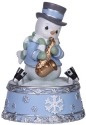 Precious Moments 141112 Snowman Playing Saxophone LED Musical