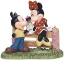 Precious Moments 141701 Disney Mickey and Minnie on Fence Figurine