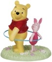 Precious Moments 141703 Disney Pooh and Piglet Hoola Hooping Figurine