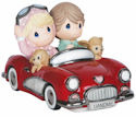 Precious Moments 142008 Couple In Convertible Figurine LE