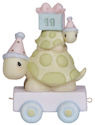 Precious Moments 142031 Birthday Train Turtle Age 11 Figurine