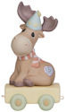 Precious Moments 142033 Birthday Train Moose Age 13 Figurine