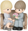 Precious Moments 143016 Couple Seated on Sofa Figurine