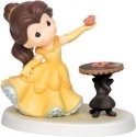 Precious Moments 143020 Disney Belle Holding Rose Figurine