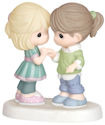 Precious Moments 143025 Girls Making Pinkie Promise Figurine