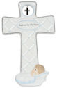 Precious Moments 143403 Boy Baptism Cross