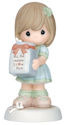 Precious Moments 144001 Girl Holding Jar Figurine