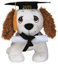 Precious Moments 144501 Dated 2015 Graduation Large Dog Plush