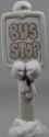 Precious Moments 150207 Bus Stop Sign Sugar Town Series Figurine