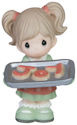 Precious Moments 151010 Girl with Tray of Cookies Figurine