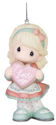 Precious Moments 151013 Girl with Heart Cookie Ornament