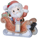 Precious Moments 151020 Santa In Sleigh Figurine