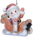 Precious Moments 151021 Santa In Sleigh Ornament