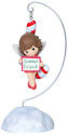 Precious Moments 151406 Fairy Sitting on Candycane Ornament Set of 2