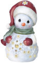Precious Moments 151414 Snowman with Snowflake LED Figurine