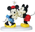 Precious Moments 151702 Disney Pie eye Minnie and Mickey Figurine