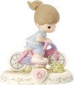 Precious Moments 152012B Girl on Bicycle Age 6 Figurine